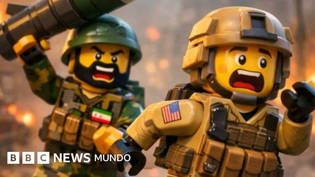 Lego bélico y mentiras pulidas: la propaganda iraní que usa IA para hablarle a Occidente