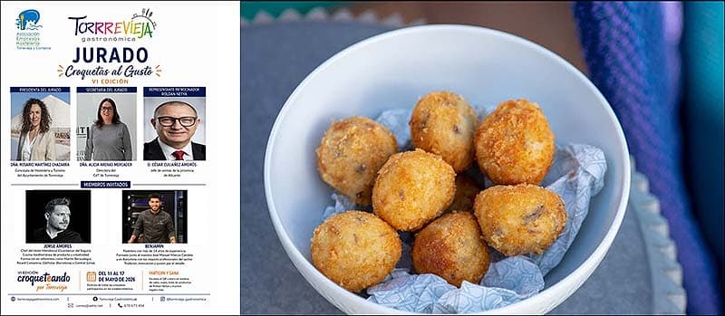 Torrevieja reivindica su sabor: el jurado que dirimirá la batalla de la croqueta