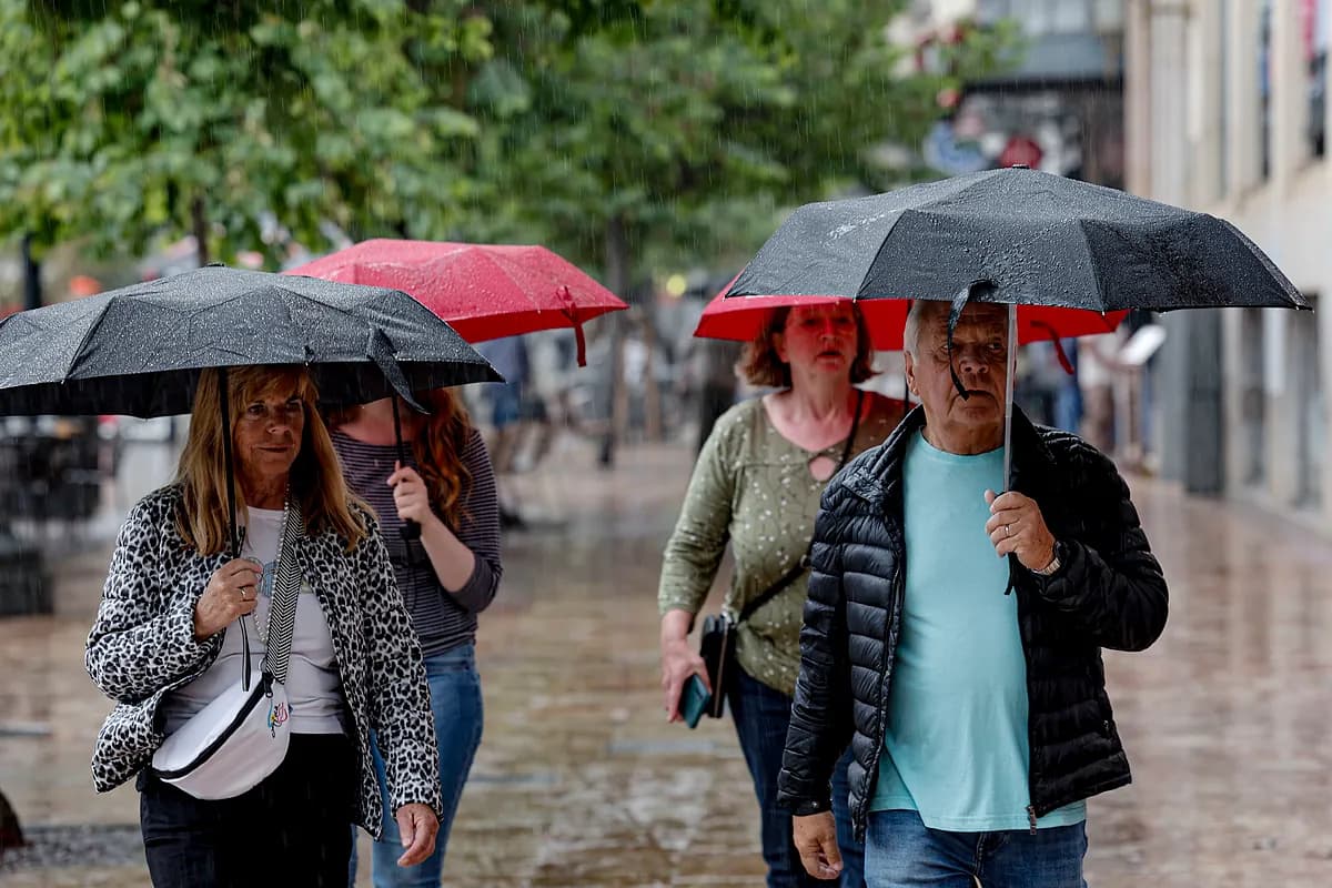 La meteorología avisa: ocho comunidades en alerta por tormentas y granizo