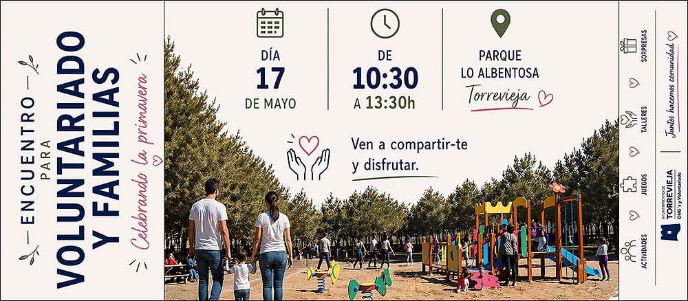 Torrevieja convoca a la ciudadania: el voluntariado como deber y orgullo local