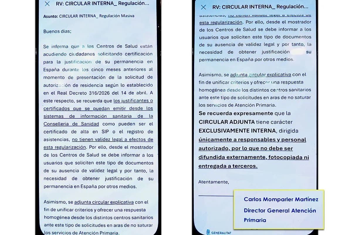 ¿Instrucción para obstruir la ley? La polémica circular que incendia la Comunidad Valenciana