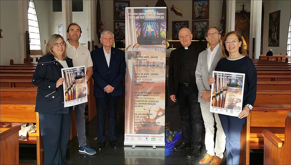 Torrevieja eleva su pulso cultural: V Festival Internacional de Órgano