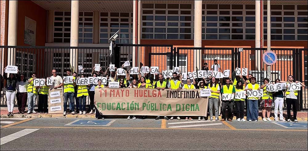 La Vega Baja se planta: docentes exigen respeto a la educación pública