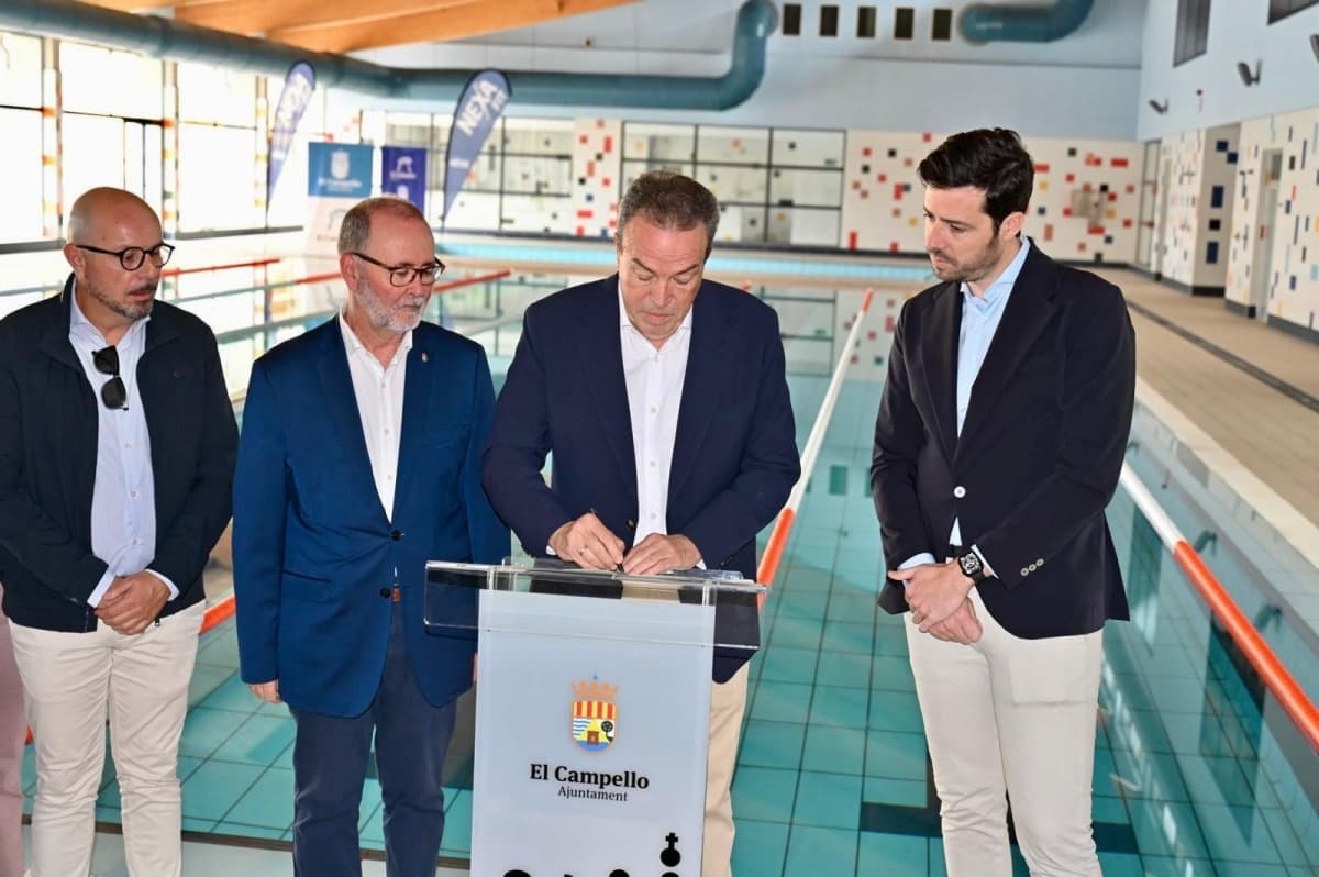 El Campello desbloquea una década de promesas: la piscina cubierta por fin abre en julio