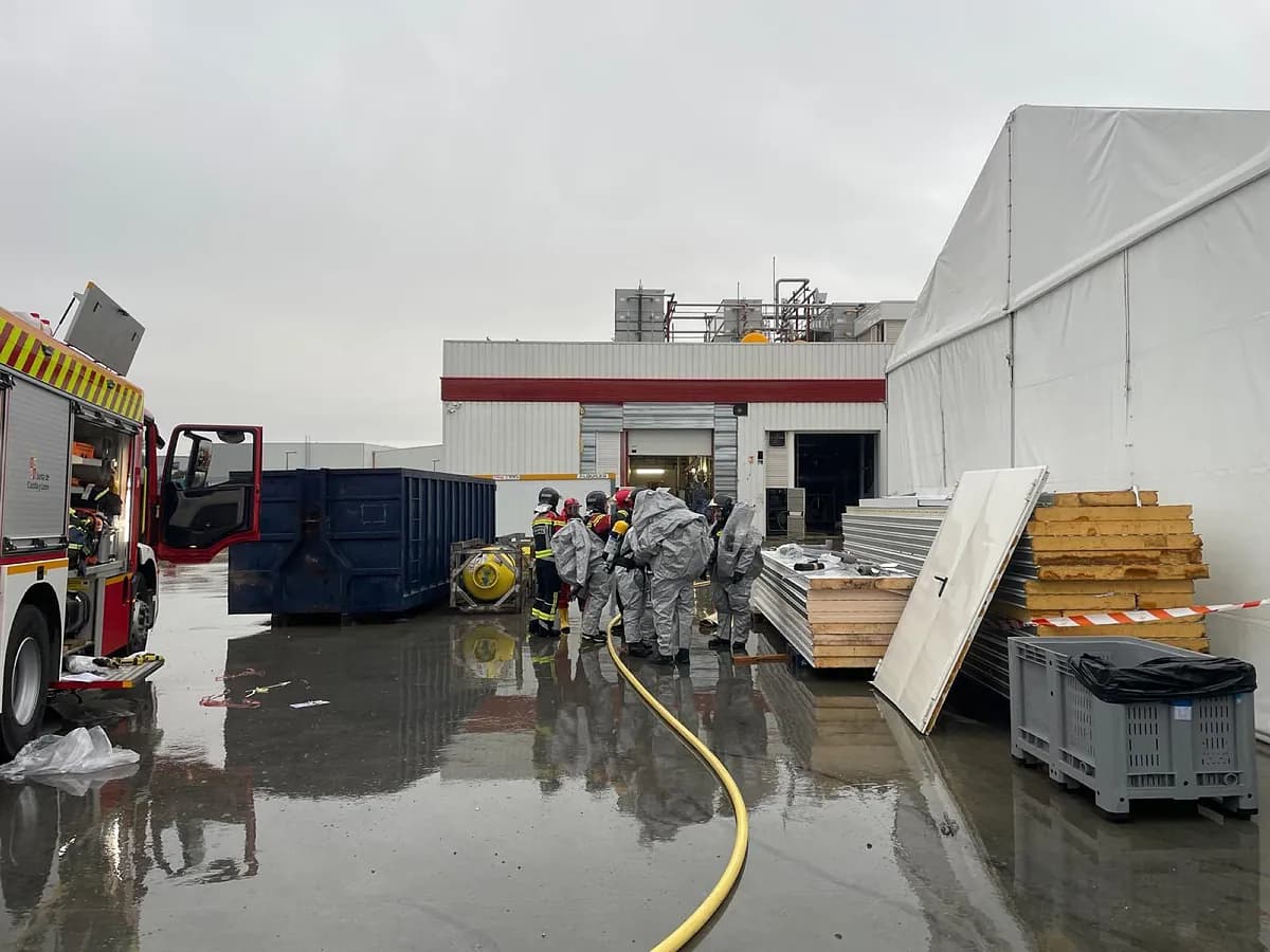 La alarma controlada: evacuación y cierre de una fuga de amoniaco en Zamora