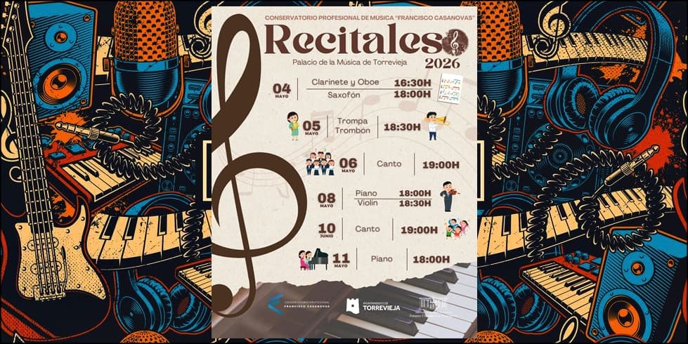 La música que forja ciudad: los Recitales 2026 del Conservatorio de Torrevieja